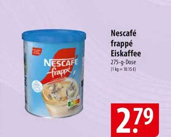 Nescafé frappé Eiskaffee 275-g Dose
