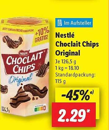 Nestlé Choclit Chips Original