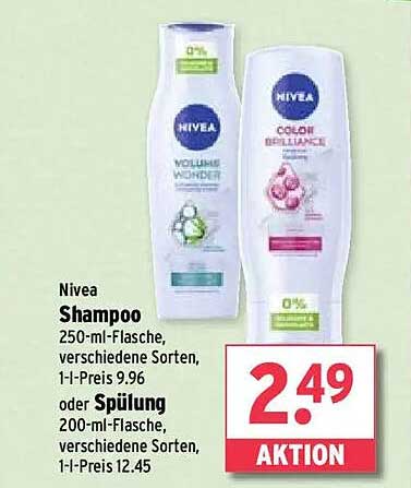 Nivea Shampoo oder Spülung - Aktion!