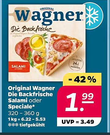 Original Wagner Die Backfrische Salami oder Speciale