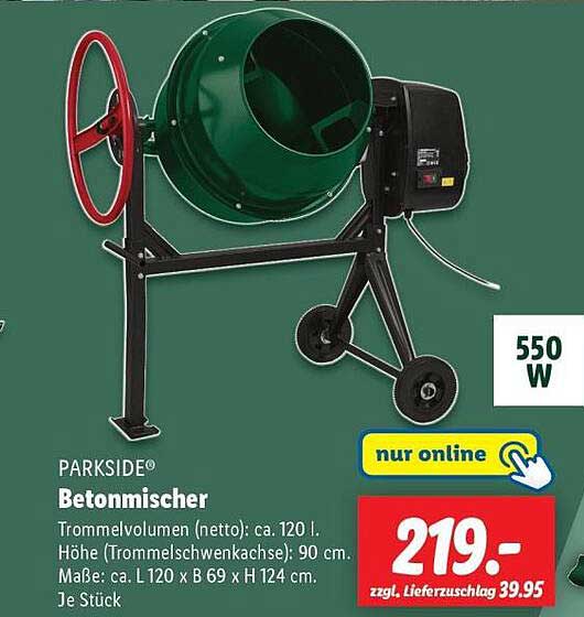 PARKSIDE® Betonmischer