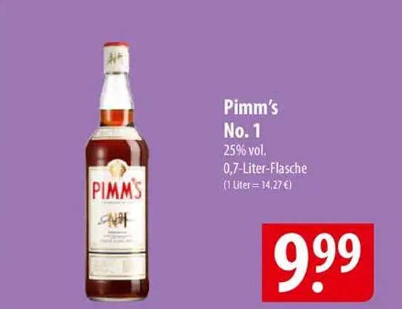 Pimm's No. 1 0,7-Liter-Flasche