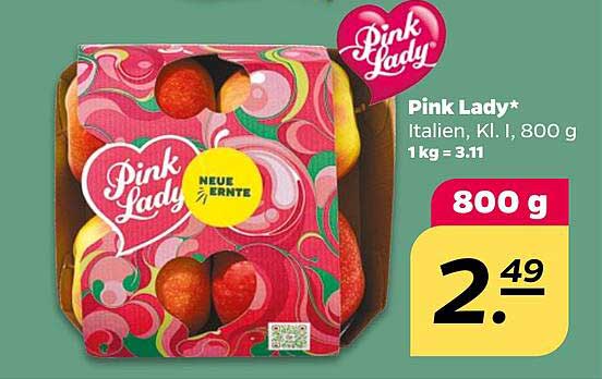 Pink Lady Äpfel, Italien, Klasse I, 800 g
