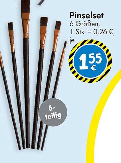 PinselseT 6-teilig