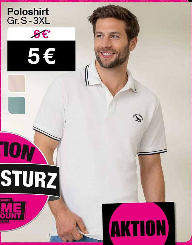 Poloshirt Größe S - 3XL für nur 5 €