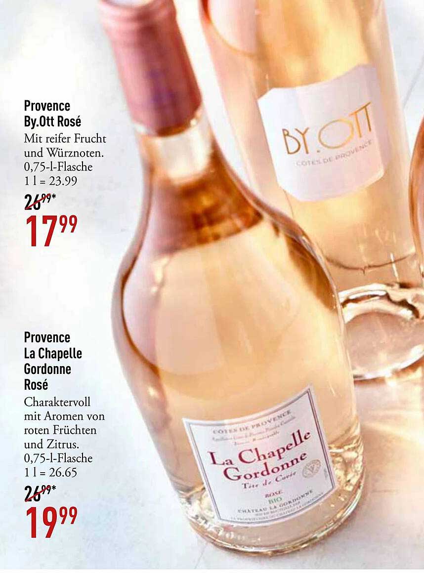 Provence By.Ott Rosé 0,75 l