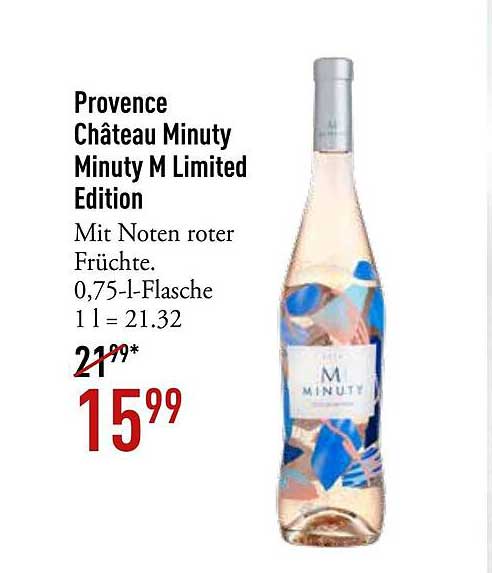 Provence Château Minuty Minuty M Limited Edition