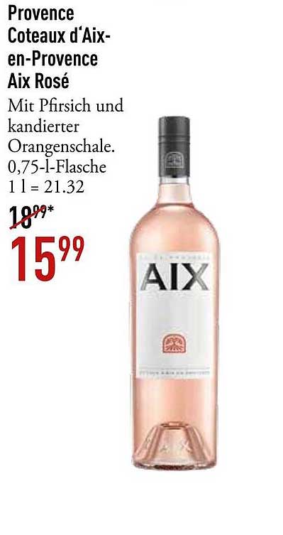 Provence Coteaux d'Aix-en-Provence Aix Rosé