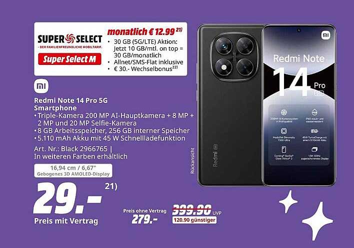 Redmi Note 14 Pro 5G Smartphone