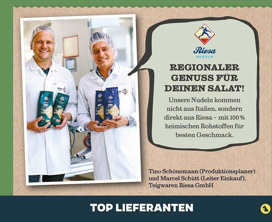 Regionaler Genuss für deinen Salat! Riesanudeln
