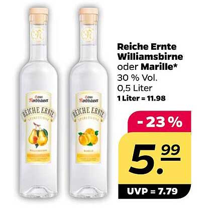 Reiche Ernte Williamsbirne oder Marille