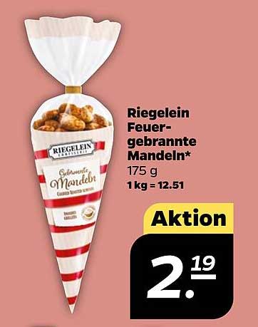 Riegelein Feuer-g gebrannte Mandeln - 175 g