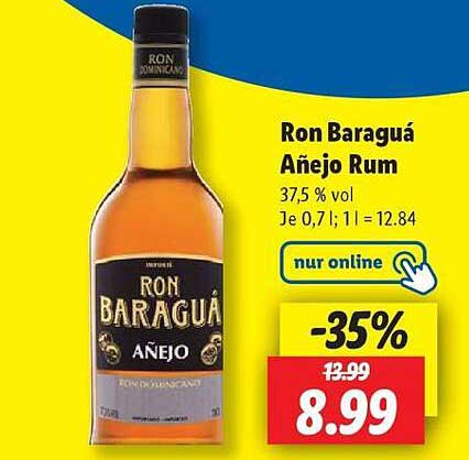 Ron Baraguá Añejo Rum 0,7 l - Nur online