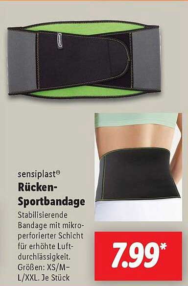 sensiplast® Rücken-Sportbandage