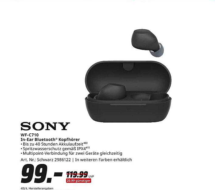 Sony WF-C710 In-Ear Bluetooth® Kopfhörer