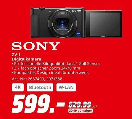 SONY ZV-1 Digitalkamera