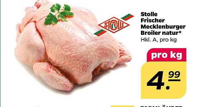 Stolle Frischer Mecklenburger Broiler natur* - Hkl. A, pro kg