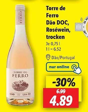Torre de Ferro Dão DOC, Roséwein, trocken