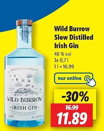 Wild Burrow Slow Distilled Irish Gin