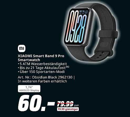 XIAOMI Smart Band 9 Pro Smartwatch