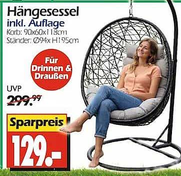 Hängesessel inkl. Auflage