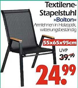 Textilene-Stapelstuhl »Bolton«