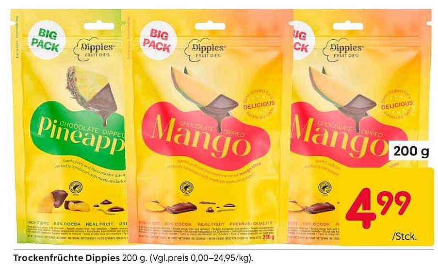 Trockenfrüchte Dippies 200 g