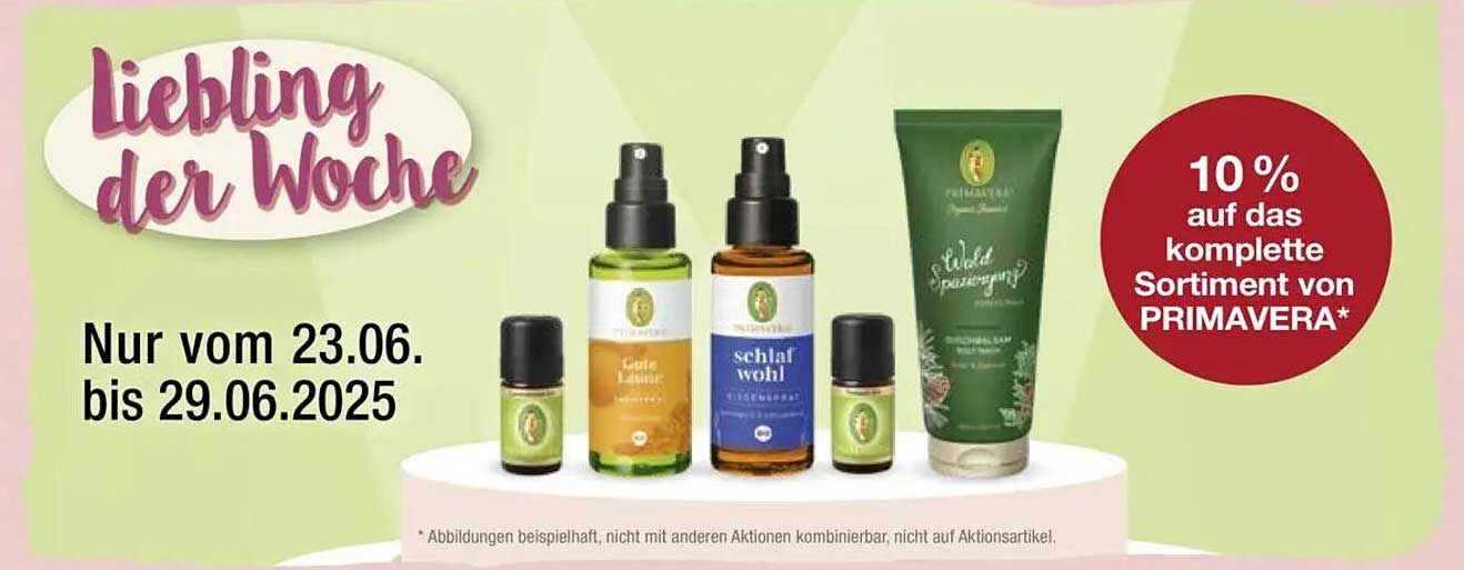 10 % auf das komplette Sortiment von PRIMAVERA