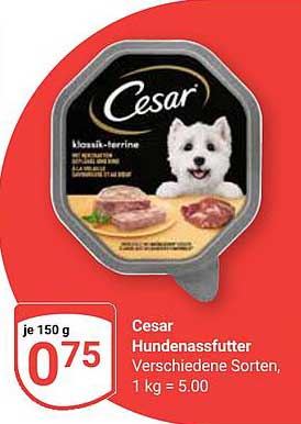 Cesar Hundenassfutter - Verschiedene Sorten