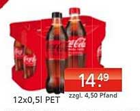 Coca-Cola 12 x 0,5 l PET - Das Erfrischungsangebot