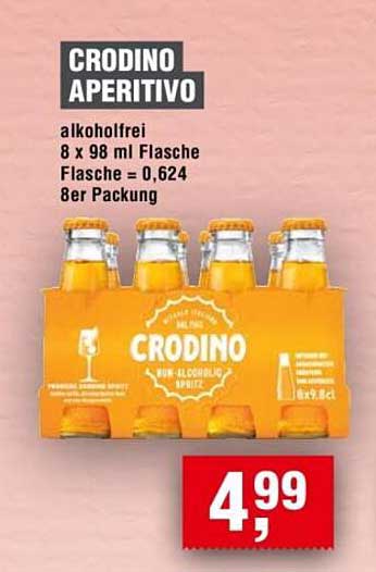 Crodino Aperitivo 8er Packung (alkoholfrei)