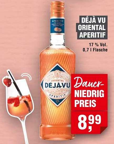 Déjà Vu Oriental Aperitif 0,7 l - Dauer-Niedrig Preis