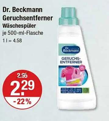 Dr. Beckmann Geruchsentferner Wäschespüler je 500-ml-Flasche