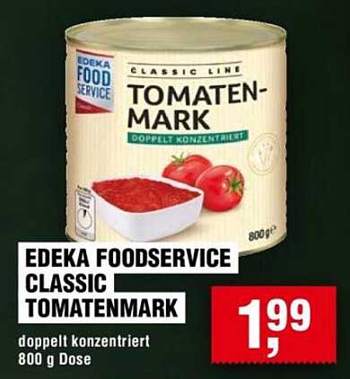 EDEKA FOODSERVICE CLASSIC TOMATENMARK 800 g Dose
