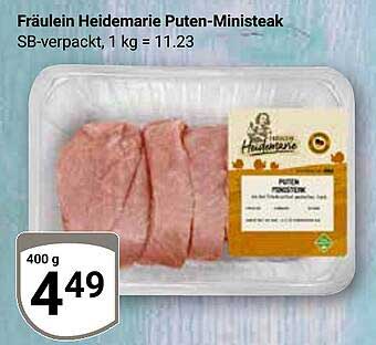 Fräulein Heidemarie Puten-Ministeak 400 g