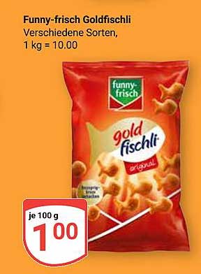 Funny-frisch Goldfischli verschiedene Sorten