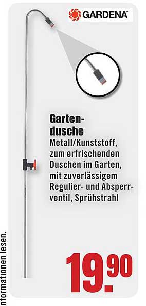 Gartendusche