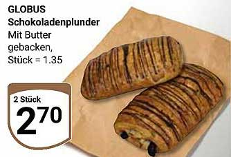 GLOBUS Schokoladenplunder - Mit Butter gebacken