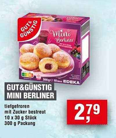 GUT& GÜNSTIG MINI BERLINER