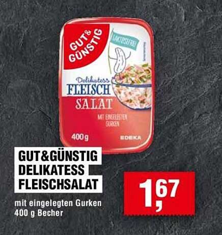 GUT&GÜNSTIG Delikatess Fleischsalat 400 g