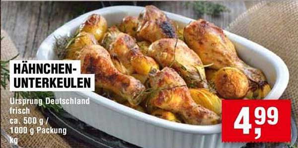 Hähnchen-Unterkeulen