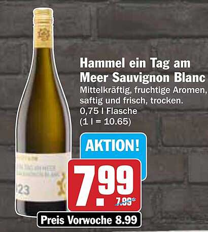 Hammel ein Tag am Meer Sauvignon Blanc