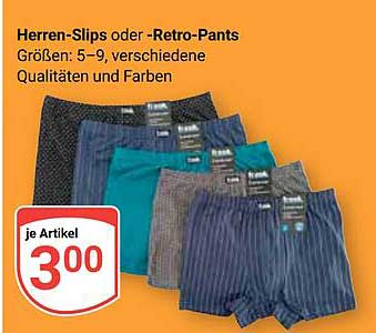 Herren-Slips oder Retro-Pants – Vielfältige Auswahl in Größen 5-9