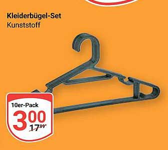 Kleiderbügel-Set - 10er-Pack aus Kunststoff