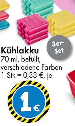 Kühlakku 3er-Set - Ideal für kühle Snacks und Getränke