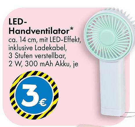LED-Handventilator
