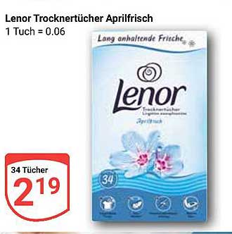 Lenor Trocknertücher Aprilfrisch