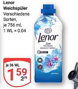 Lenor Weichspüler Verschiedene Sorten, je 756 ml