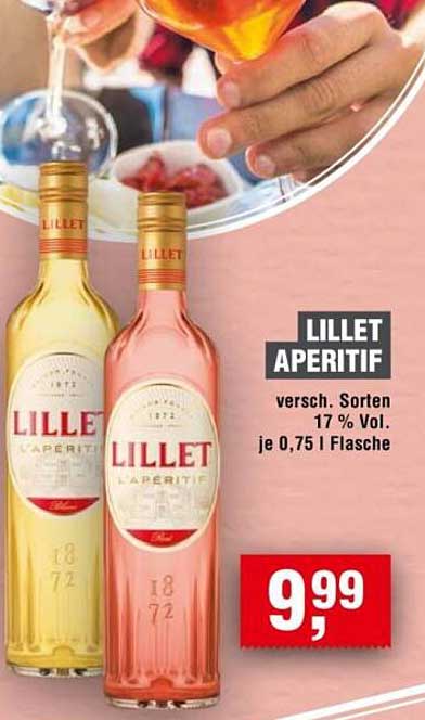 Lillet Aperitif – verschiedene Sorten 0,75 l