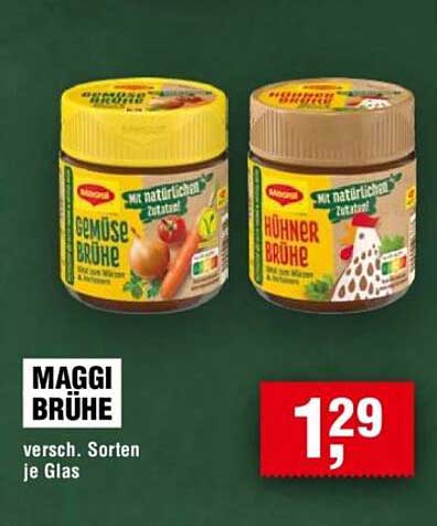 MAGGI Brühe – Verschiedene Sorten je Glas